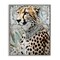 Stupell Industries Nouveau Style Cheetah with Necklace Framed Giclee By Annabelle Hall
